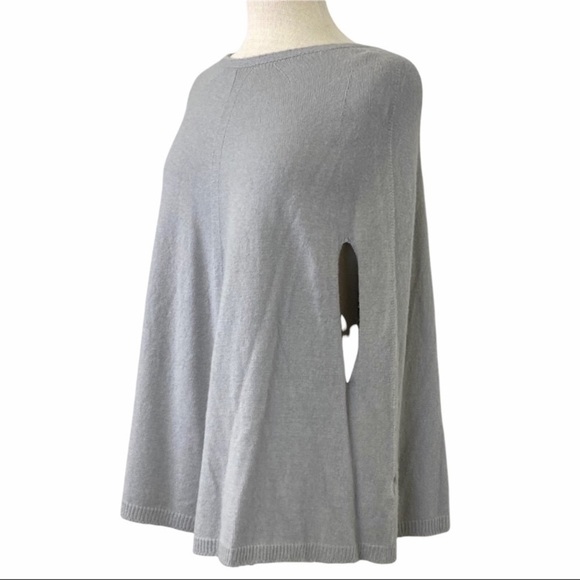 Cobblestone Viscose Poncho Cape - Picture 1 of 16